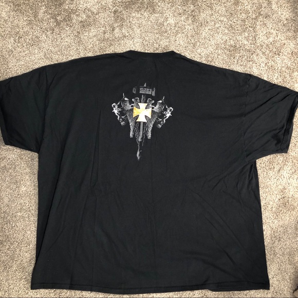 WWE HHH Men’s Black 4X tee in great condition - Picture 3 of 3